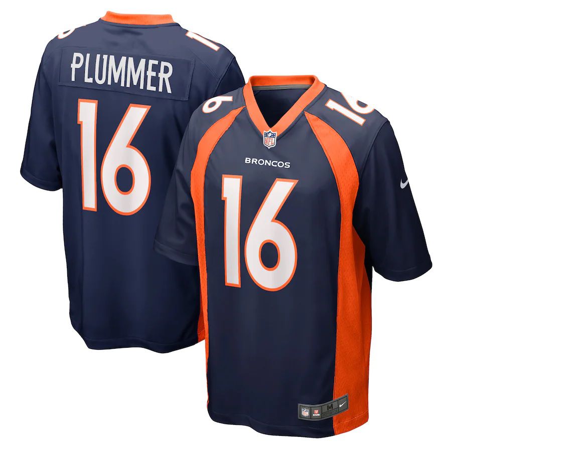 Men Denver Broncos #16 Jake Plummer Nike Navy Retired Player NFL Jersey->denver broncos->NFL Jersey